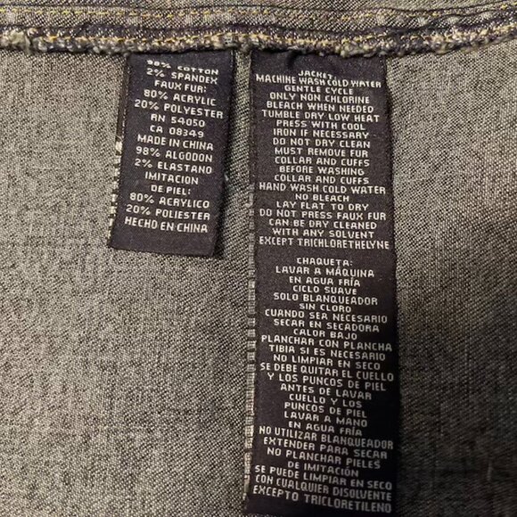 Jones New York Signature Denim Jacket Size XL - Picture 10 of 14